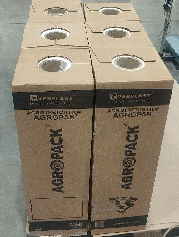 Агрострейч пленка 25 мкм / 750 мм / 1500 м.п. АГРОПАК Премиум 